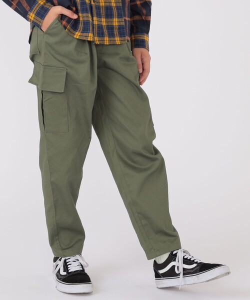 SHIPS(シップス)の「SHIPS KIDS:140~160cm / バルーン カーゴ パンツ(カーゴパンツ・キッズ・ブラウン系その他/オリーブ・160/140/150)」の7枚目の写真
