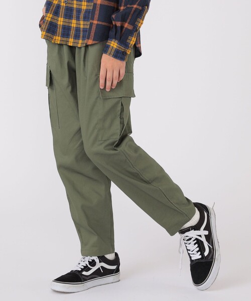 SHIPS(シップス)の「SHIPS KIDS:140~160cm / バルーン カーゴ パンツ(カーゴパンツ・キッズ・ブラウン系その他/オリーブ・160/140/150)」の9枚目の写真