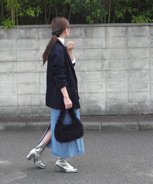 minia（ミニア）の「フェザーバッグ（ハンドバッグ・レディース・ブラック/ブラウン/イエロー・FREE）」の5枚目の写真