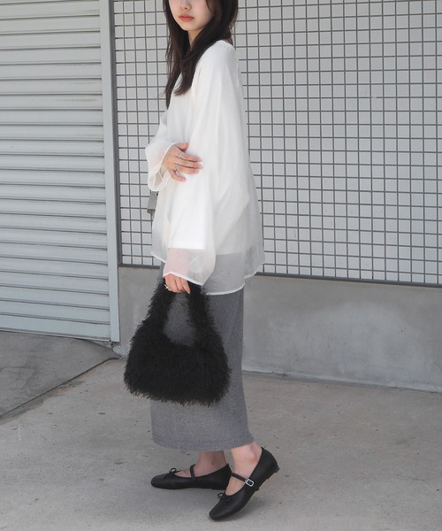 minia（ミニア）の「フェザーバッグ（ハンドバッグ・レディース・ブラック/ブラウン/イエロー・FREE）」の17枚目の写真