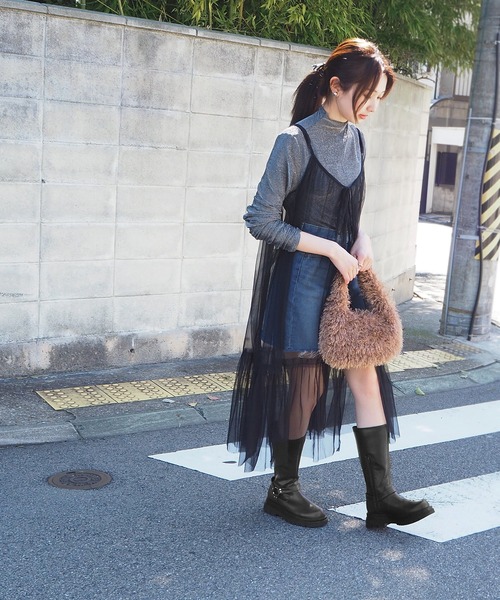 minia（ミニア）の「フェザーバッグ（ハンドバッグ・レディース・ブラック/ブラウン/イエロー・FREE）」の11枚目の写真