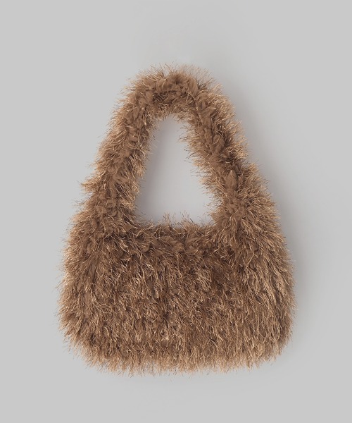 minia（ミニア）の「フェザーバッグ（ハンドバッグ・レディース・ブラック/ブラウン/イエロー・FREE）」の20枚目の写真