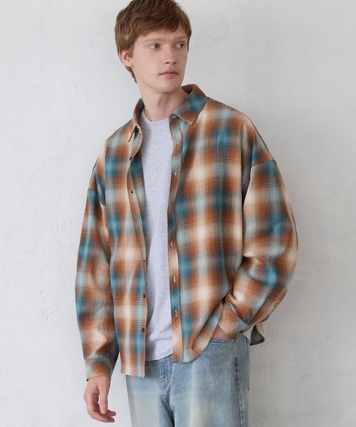 coca（coca）（コカ）の「アソートチェックシャツ（シャツ/ブラウス・メンズ・C/D/A/B・M/L/XL）」の3枚目の写真