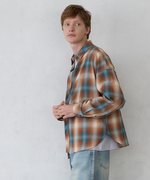 coca（coca）（コカ）の「アソートチェックシャツ（シャツ/ブラウス・メンズ・C/D/A/B・M/L/XL）」の6枚目の写真