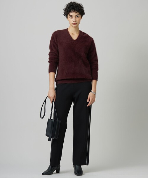 セール】フォックスアルパカ Vネックプルオーバーニット（ニット