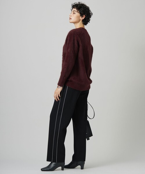 セール】フォックスアルパカ Vネックプルオーバーニット（ニット