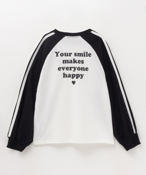 RICH MIX ラグランスリーブ バックプリント BIG長袖Tシャツ（Tシャツ