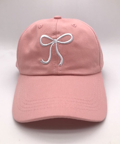 Futier land（フューティアランド）の「リボン刺繍キャップ/帽子（キャップ・レディース・グレー/ピンク/アイボリー/ブラック・FREE）」の9枚目の写真