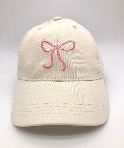 Futier land（フューティアランド）の「リボン刺繍キャップ/帽子（キャップ・レディース・グレー/ピンク/アイボリー/ブラック・FREE）」の10枚目の写真