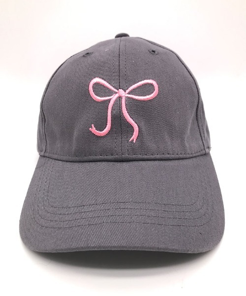 Futier land（フューティアランド）の「リボン刺繍キャップ/帽子（キャップ・レディース・グレー/ピンク/アイボリー/ブラック・FREE）」の11枚目の写真