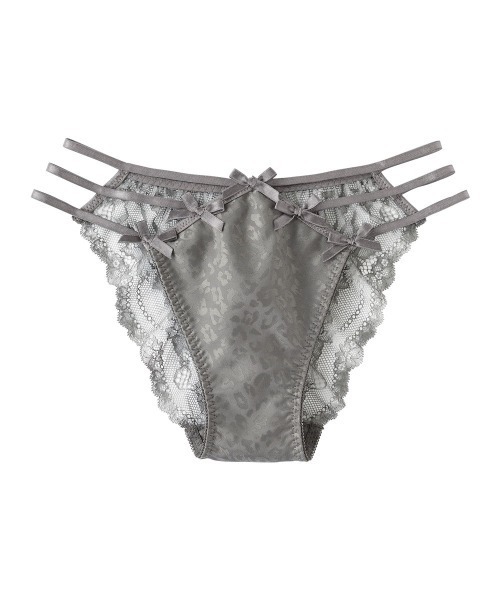 ヒョウサテン カシュクールレース ハーフバックショーツ（ショーツ