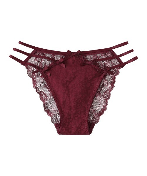 ヒョウサテン カシュクールレース ハーフバックショーツ（ショーツ