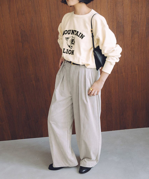 MIXTA/ミクスタ】MOUNTAIN LIONCREW SWEAT SHIRTS：スウェット