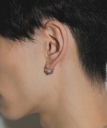 【Silver925】Bumpy pierce/ バンピー フープピアス