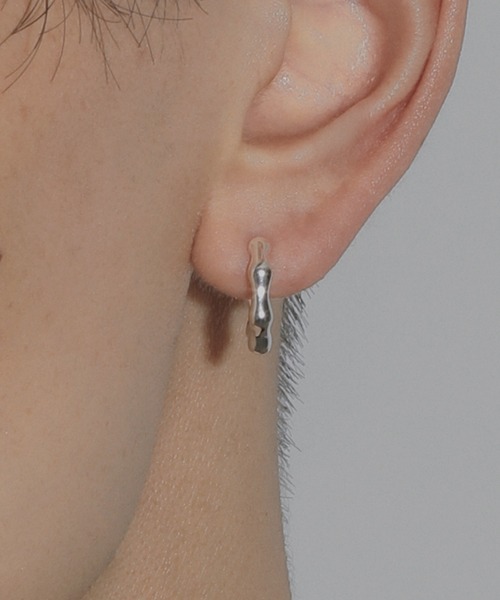 whoseA(フーシー)の「【Silver925】Bumpy pierce/ バンピー フープピアス(ピアス(両耳用)・メンズ・シルバー・FREE)」の10枚目の写真