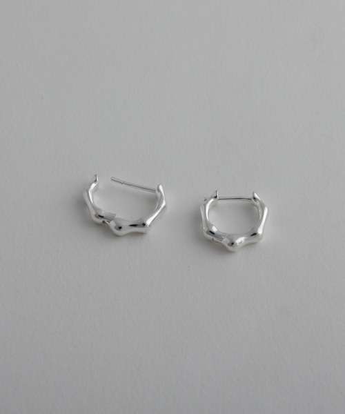 whoseA(フーシー)の「【Silver925】Bumpy pierce/ バンピー フープピアス(ピアス(両耳用)・メンズ・シルバー・FREE)」の13枚目の写真