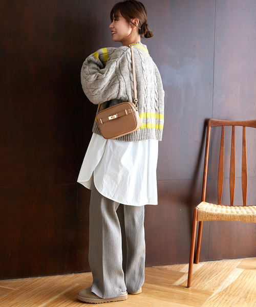 JOURNAL STANDARD relume（ジャーナルスタンダード　レリューム）の「《追加》ウォッシャブルストレッチニットリブパンツ（その他パンツ・レディース・ライトグレー/ブラウン・FREE）」の13枚目の写真