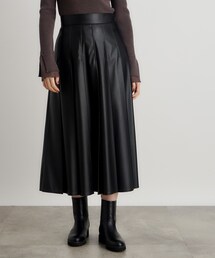 grove | レザー調タックプリーツスカート(スカート)