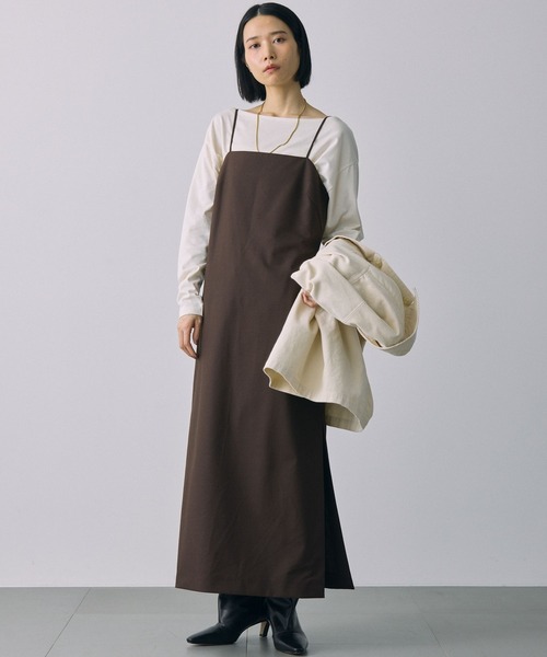 BABYLONE(バビロン)の「ボートネックニュアンスプルオーバー(Tシャツ/カットソー・レディース・オフホワイト/サーモンピンク/その他/ブラック・フリー)」の8枚目の写真