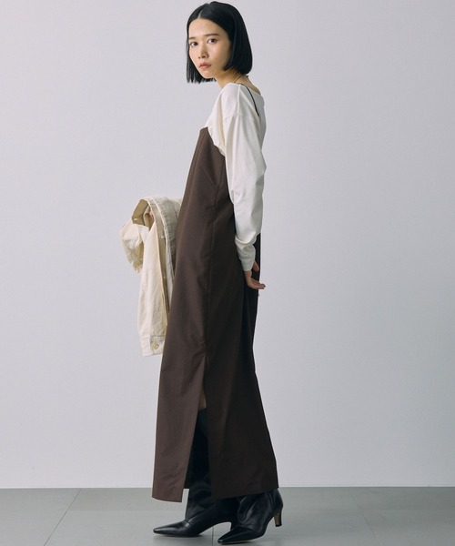 BABYLONE(バビロン)の「ボートネックニュアンスプルオーバー(Tシャツ/カットソー・レディース・オフホワイト/サーモンピンク/その他/ブラック・フリー)」の9枚目の写真