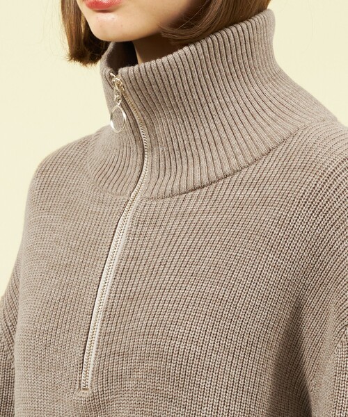 MACKINTOSH PHILOSOPHY（ﾏｯｷﾝﾄｯｼｭ ﾌｨﾛｿﾌｨｰ）の「ハーフジップニット