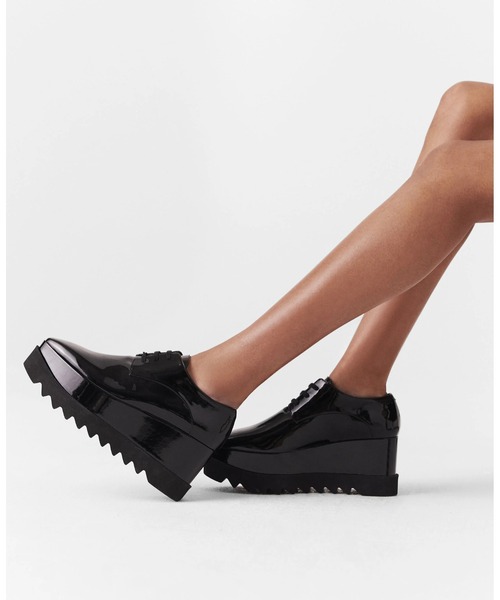 STELLA McCARTNEY(ステラマッカートニー)の「エリス モノクローム プラットフォーム限定エディション / Limited Edition Elyse Monochrome Platforms(ドレスシューズ・レディース・ブラック・36/36.5)」の6枚目の写真