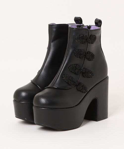 「YOSUKE/ヨースケ」厚底ショートブーツ（ブーツ）｜YOSUKE（ヨースケ）