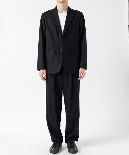 ATON / エイトン】MERINO COLLEGE FLANNEL TAILORED JACKET