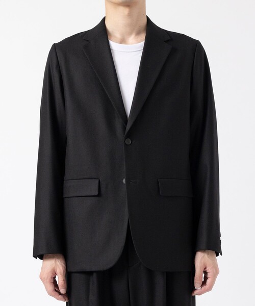 ATON / エイトン】MERINO COLLEGE FLANNEL TAILORED JACKET