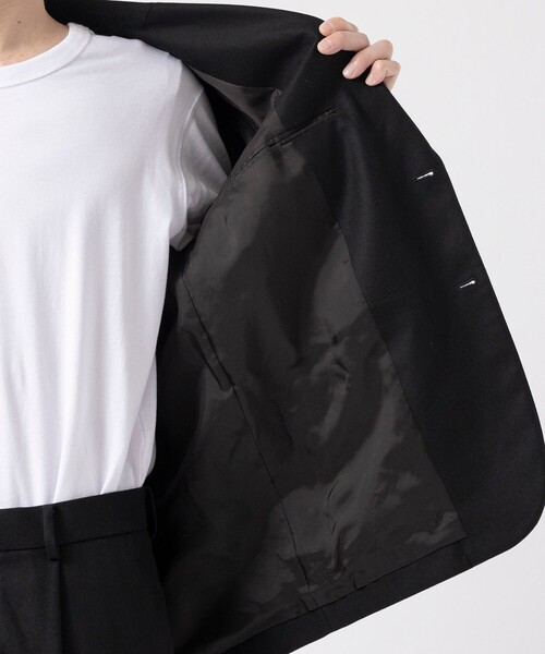 セール】【ATON / エイトン】MERINO COLLEGE FLANNEL TAILORED JACKET