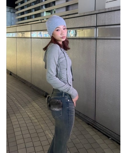 LAGUA GEM(ラグアジェム)の「SPANGLE ニットキャップ(ニットキャップ/ビーニー・レディース・ブラック/シルバー・FREE)」の12枚目の写真