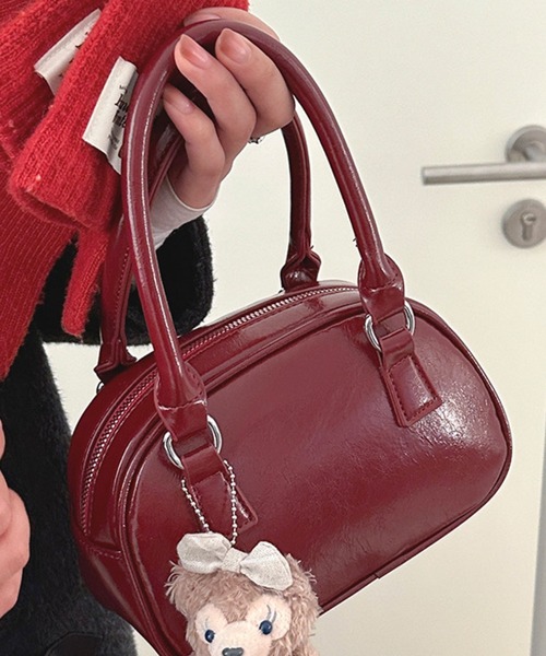 HALEY PESCA（ヘーリーペスカ）の「HALEY PESCA/2Way コンパクト　ミニボストンバッグ（ボストンバッグ・レディース・ブラウン/レッド/ブラック・FREE）」の18枚目の写真