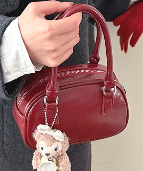 HALEY PESCA（ヘーリーペスカ）の「HALEY PESCA/2Way コンパクト　ミニボストンバッグ（ボストンバッグ・レディース・ブラウン/レッド/ブラック・FREE）」の20枚目の写真