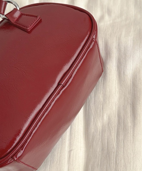 HALEY PESCA（ヘーリーペスカ）の「HALEY PESCA/2Way コンパクト　ミニボストンバッグ（ボストンバッグ・レディース・ブラウン/レッド/ブラック・FREE）」の21枚目の写真