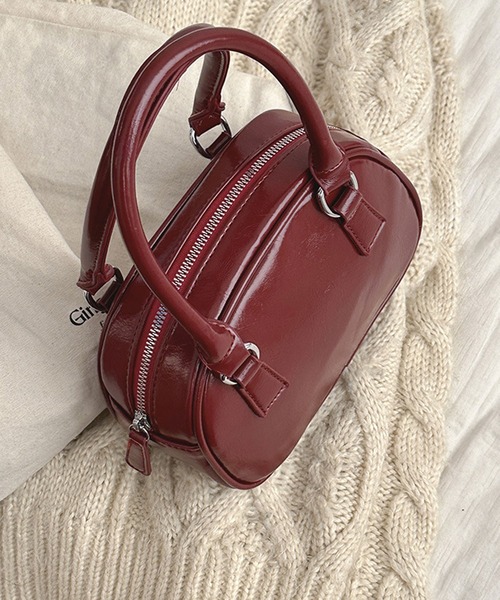 HALEY PESCA（ヘーリーペスカ）の「HALEY PESCA/2Way コンパクト　ミニボストンバッグ（ボストンバッグ・レディース・ブラウン/レッド/ブラック・FREE）」の22枚目の写真