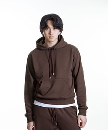 ZIP FIVE -White Line-（ジップファイブホワイトライン）の「【White Line】 裏毛 コンパクト プルパーカー / 短丈 パーカー（パーカー）」