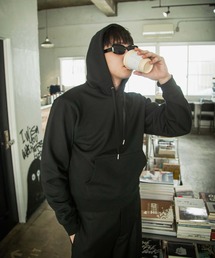 ZIP FIVE -White Line-（ジップファイブホワイトライン）の「【White Line】 裏毛 コンパクト プルパーカー / 短丈 パーカー（パーカー）」