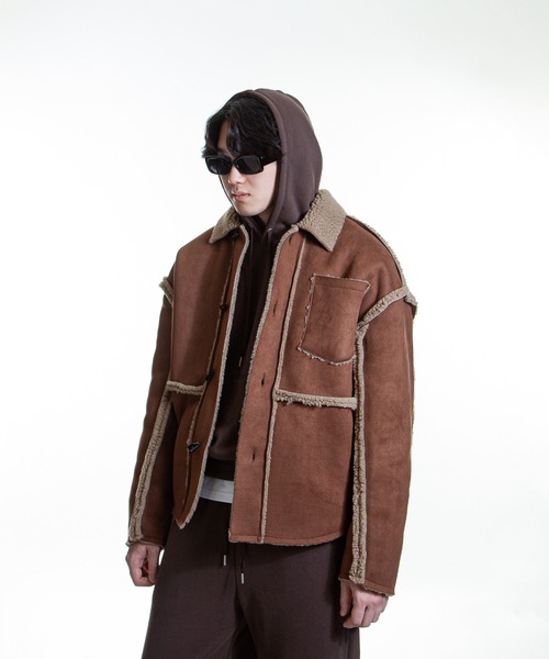 ZIP FIVE -White Line-(ジップファイブホワイトライン)の「【White Line】 裏毛 コンパクト プルパーカー / 短丈 パーカー(パーカー・メンズ・ブラック/チョコ/杢グレー/ブルー/レッド・MEDIUM/LARGE/X-LARGE)」の20枚目の写真