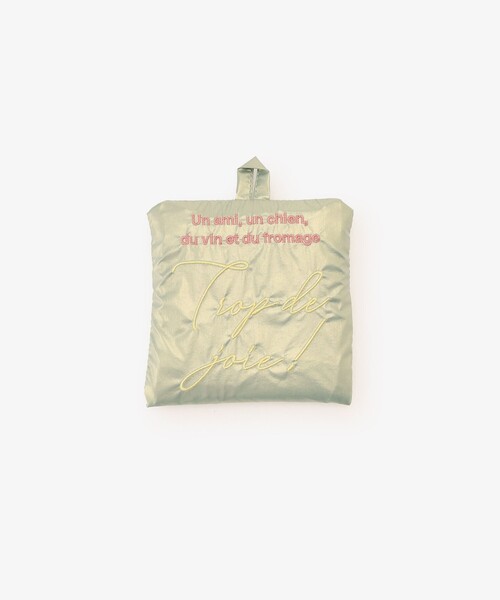 Afternoon Tea（アフタヌーンティー）の「ポケッタブルロングハンドルショッピングバッグ（エコバッグ/サブバッグ・レディース・グリーン・ONE SIZE）」の5枚目の写真