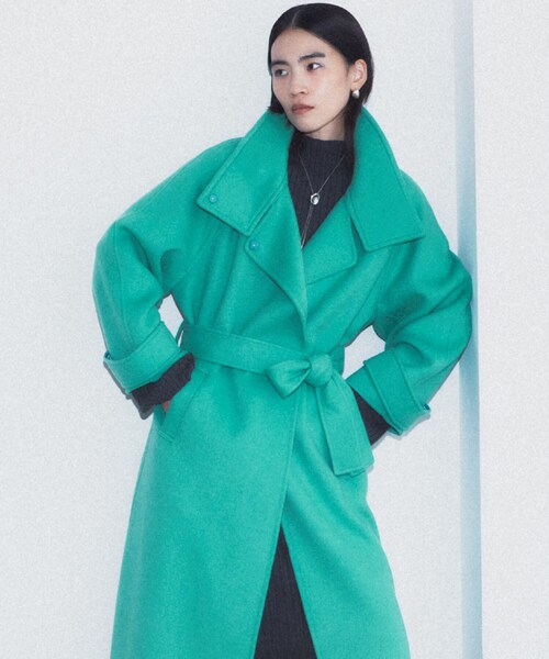 GALLEST（ギャレスト）の「◆ウールリバーコート（その他アウター・レディース・ブルーグリーン/ダークグレー/ブラック・38/36）」の3枚目の写真