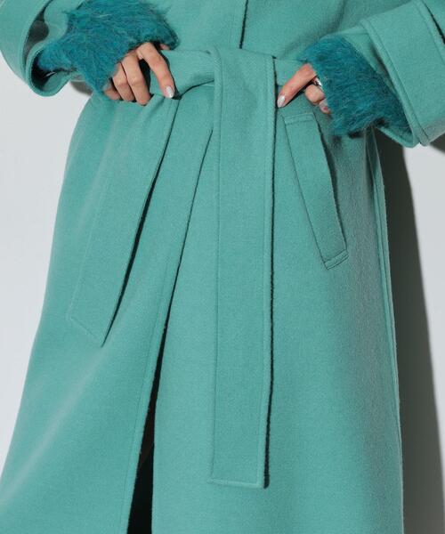 GALLEST（ギャレスト）の「◆ウールリバーコート（その他アウター・レディース・ブルーグリーン/ダークグレー/ブラック・38/36）」の7枚目の写真
