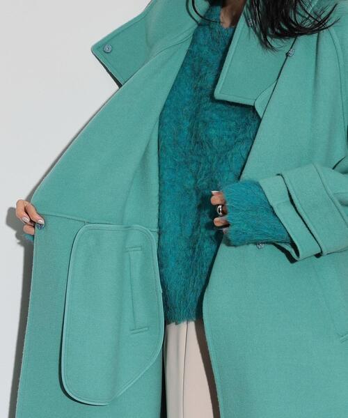 GALLEST（ギャレスト）の「◆ウールリバーコート（その他アウター・レディース・ブルーグリーン/ダークグレー/ブラック・38/36）」の8枚目の写真