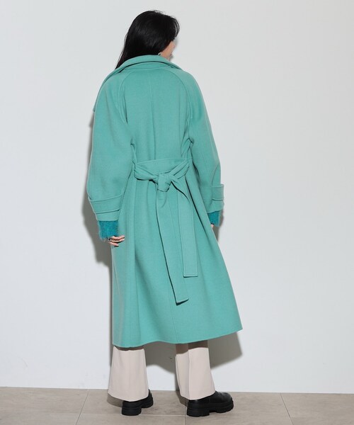 GALLEST（ギャレスト）の「◆ウールリバーコート（その他アウター・レディース・ブルーグリーン/ダークグレー/ブラック・38/36）」の10枚目の写真