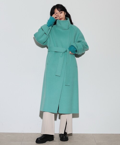 GALLEST（ギャレスト）の「◆ウールリバーコート（その他アウター・レディース・ブルーグリーン/ダークグレー/ブラック・38/36）」の11枚目の写真