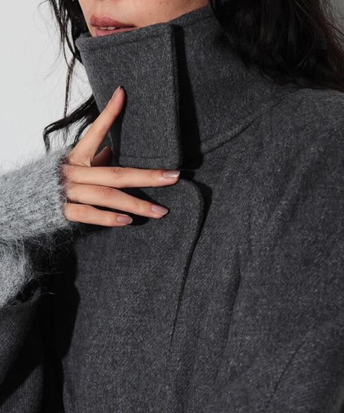 GALLEST（ギャレスト）の「◆ウールリバーコート（その他アウター・レディース・ブルーグリーン/ダークグレー/ブラック・38/36）」の16枚目の写真
