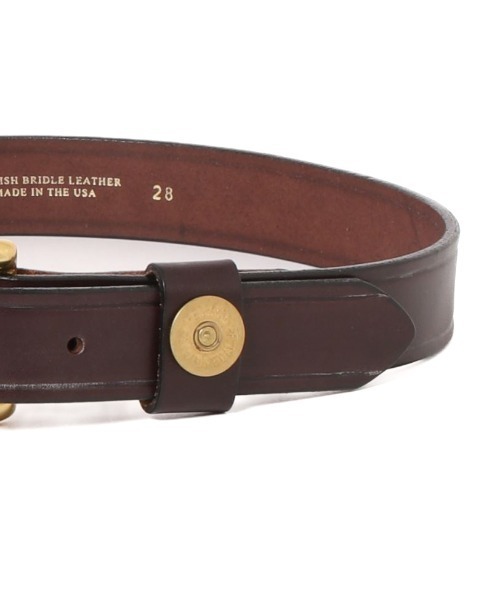TORY LEATHER(トリーレザー)の「【TORY LEATHER】SPORTSMANS DREAM-A BELT WITH A GENUINE SHORT SHELL ON THE KEEPER(ベルト・メンズ・ブラウン系1/ブラウン系2・30inch)」の6枚目の写真