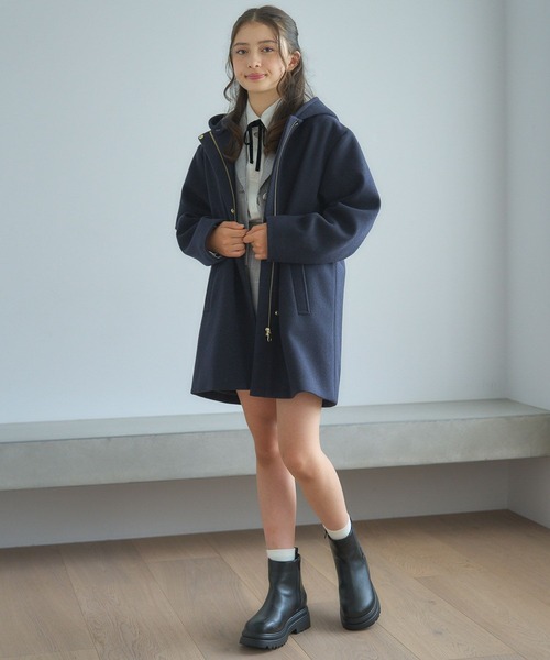 GLOBAL WORK（グローバルワーク）の「イージーケア/ショートジャケット/213911（テーラードジャケット・キッズ・ブラック/グレー系その他・150cm/160cm）」の21枚目の写真