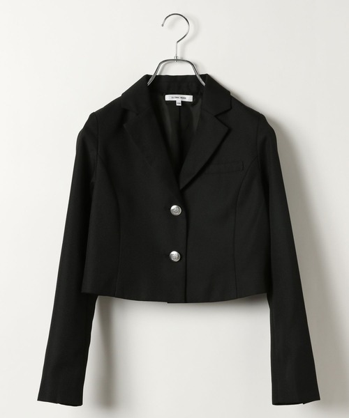 GLOBAL WORK（グローバルワーク）の「イージーケア/ショートジャケット/213911（テーラードジャケット・キッズ・ブラック/グレー系その他・150cm/160cm）」の16枚目の写真