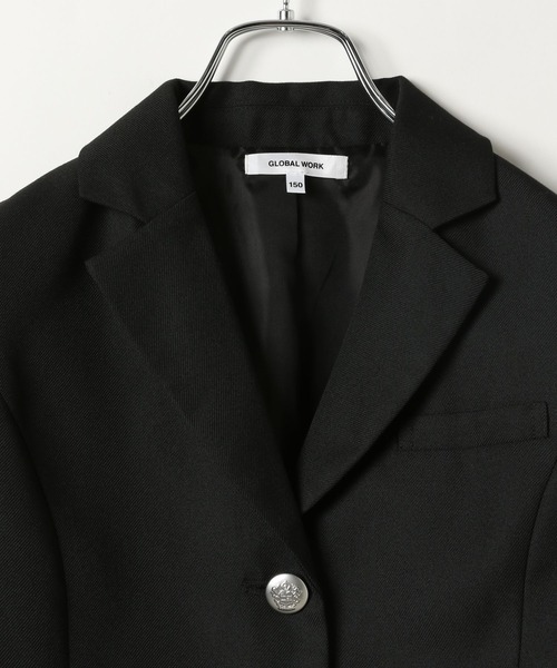 GLOBAL WORK（グローバルワーク）の「イージーケア/ショートジャケット/213911（テーラードジャケット・キッズ・ブラック/グレー系その他・150cm/160cm）」の6枚目の写真