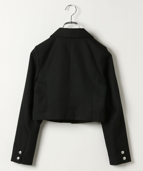 GLOBAL WORK（グローバルワーク）の「イージーケア/ショートジャケット/213911（テーラードジャケット・キッズ・ブラック/グレー系その他・150cm/160cm）」の11枚目の写真